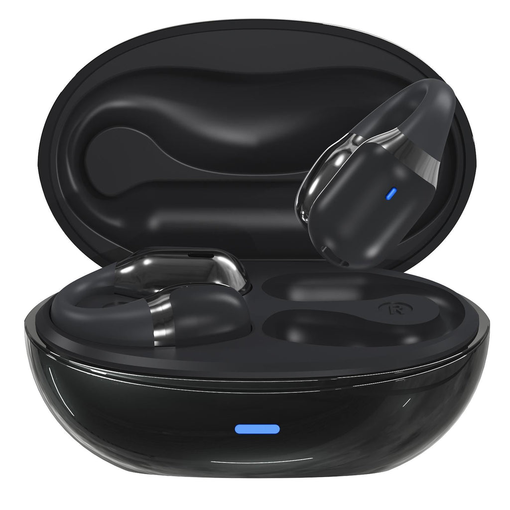 NNEDSZ Wireless Sports Bluetooth Earphones With Air Conduction - F16 Tws - Black-0