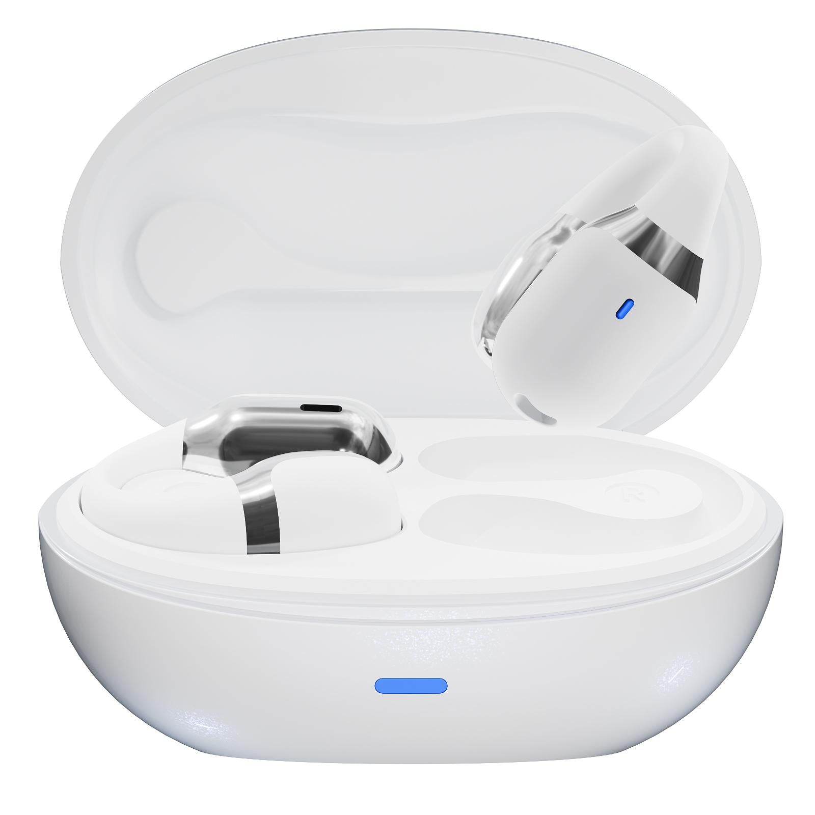 NNEDSZ Wireless Sports Bluetooth Earphones With Air Conduction - F16 Tws - Black-1